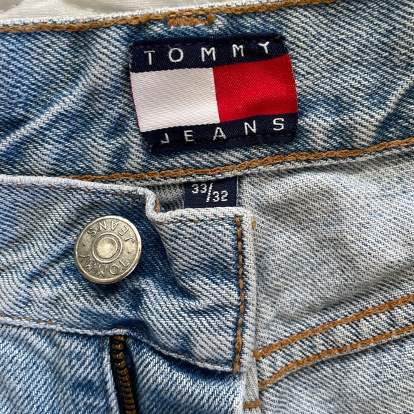Tommy Hilfiger Y2K Freedom Raw Hem Jeans Size 33/32 - Picture 4 of 6